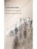 Wall-Mounted Vacuum Suction Cup Bathroom Shelf and Cosmetics Organizer