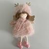 New Year Gift Angel Girl Christmas Ornament Merry Christmas Car Pendant Plush Angel Doll Pendant