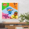 Pocoyo 5D Diy Diamond Painting Round Diamond Diy Frameless Holiday Artwork Suitable For Home Office Wall Decoration