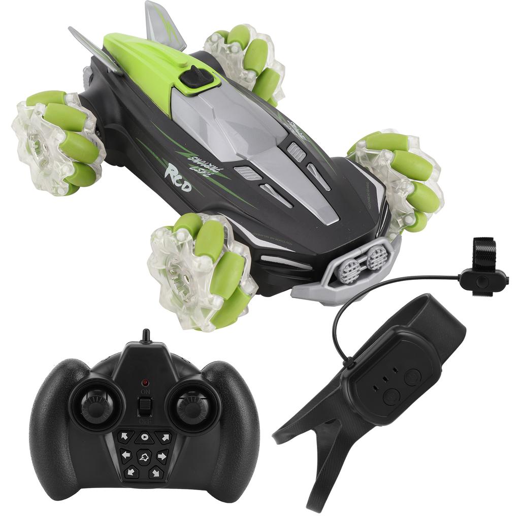 360 Degrees  Rotation Rechargeable RC Car 2.4G Electric Spray Drift Car with Dual Remote Control