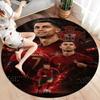 CR7 Round Area Rug,Carpet Rug for Living Room Bedroom Sofa Playroom Decor,Non-slip Floor Mat