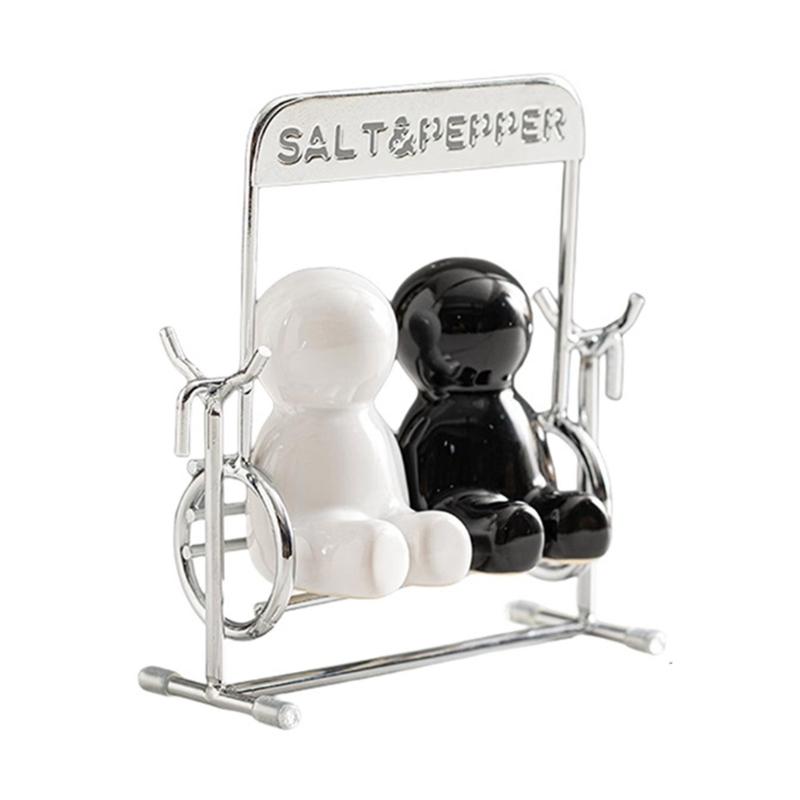 

Ceramic Seasoning Bottles With Swing Rack Dishwasher Safe Kitchens Storage Solution For Spices And Seasonings 1