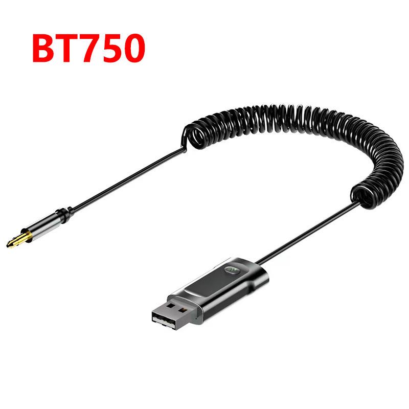 Premium Car Audio Bluetooth Receiver with Built-in Microphone for Hands-Free Calls, Navigation, and Music Playback.