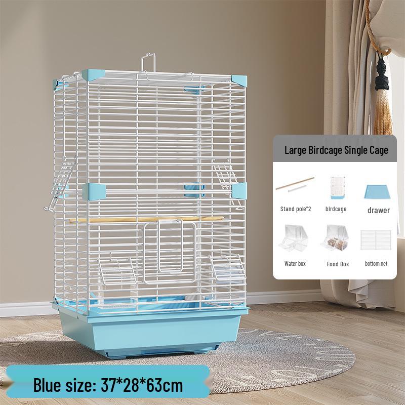 Luxury Birdcage with Breeding Box for Parrots and Budgies - Large Aviary for Cockatiels, Mynas, and More