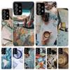 World Map Travel Plans Cover Phone Case For Samsung Galaxy A56 A55 A54 A53 A16 A15 A14 A13 A36 A35 A34 A33 A26 A25 A24 A23 A05S