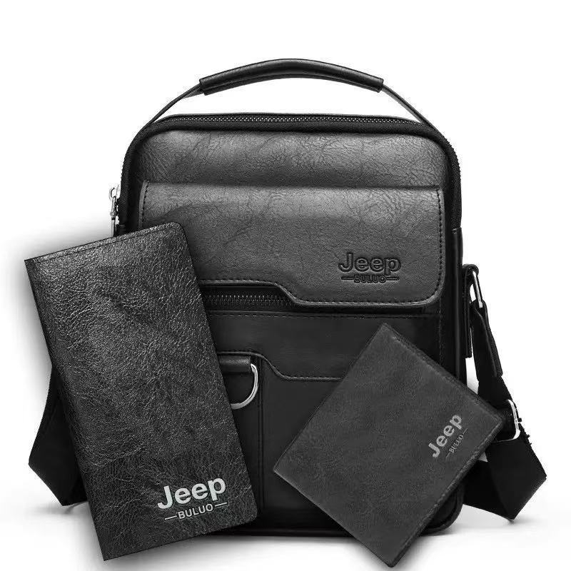Men s Crossbody Bag Vertical Handbag Retro Men s Briefcase Business Casual Men s Shoulder Bag Bag Bag