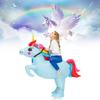 Blue Inflatable Unicorn Costumes Adults Child Christmas Halloween Dress Up Gift