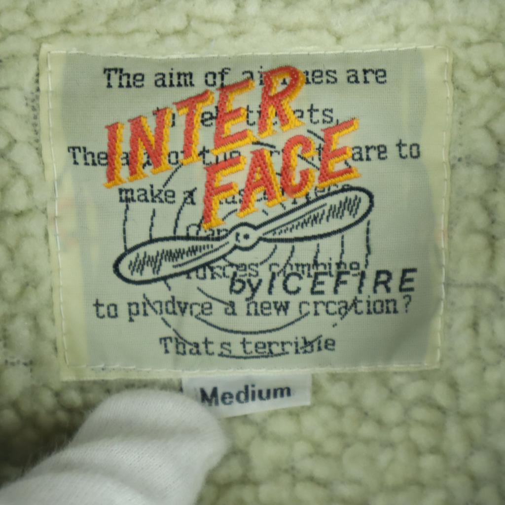 interface Long sleeve Denim Jacket M Blue Back bore Men's Used