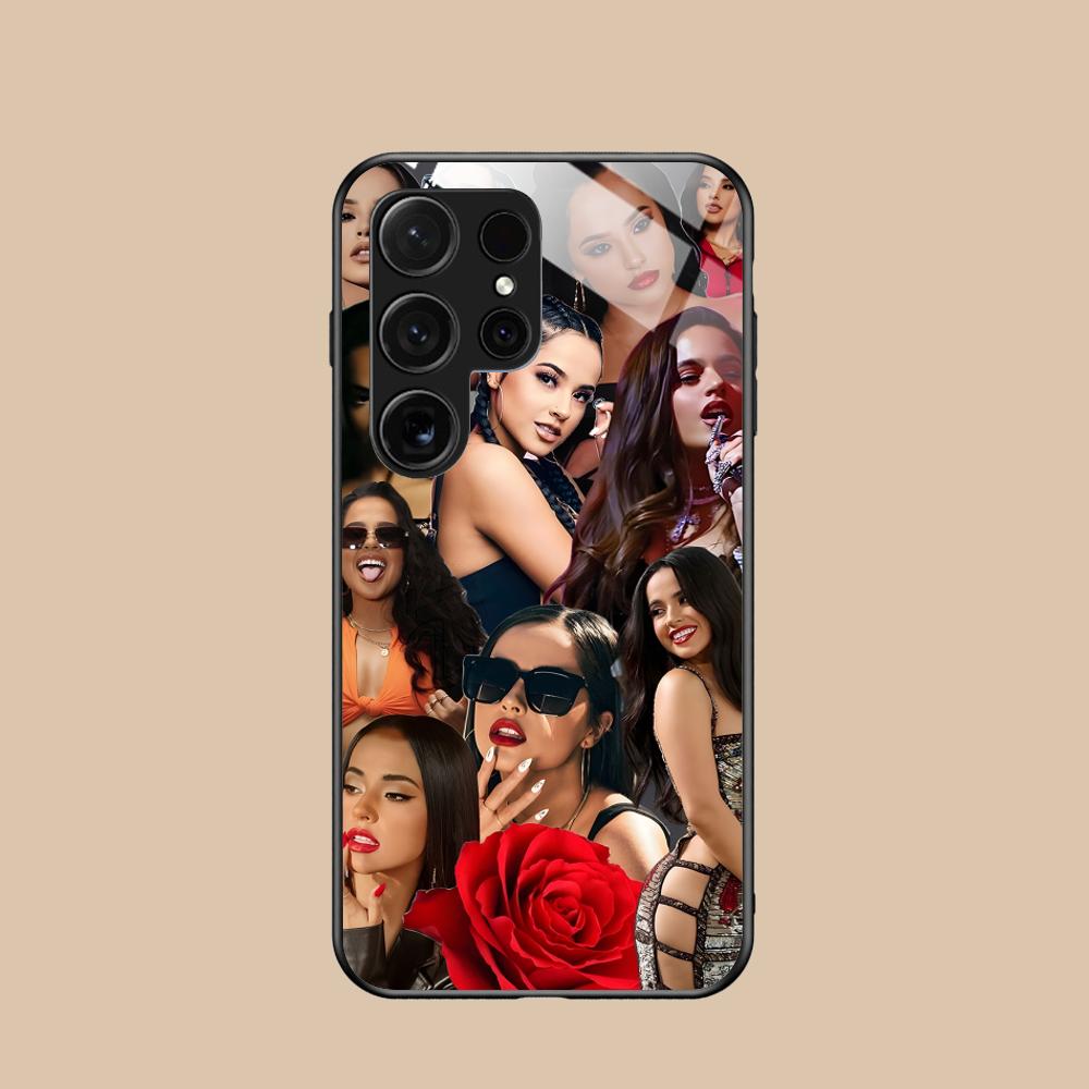 

Fashion Becky G Glass Mobile Phone Case for Samsung Galaxy A56 55 54 53 52 51 36 35 34 23 16 15 5G Colorful Cover Galaxy A16