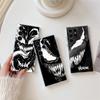 Marvel Venom Black Art Transparent S26 Case For Samsung Galaxy S26 S25 Ultra S24 S22 S26 Plus S20 S23 S21 S25 FE 5G Clear Cover