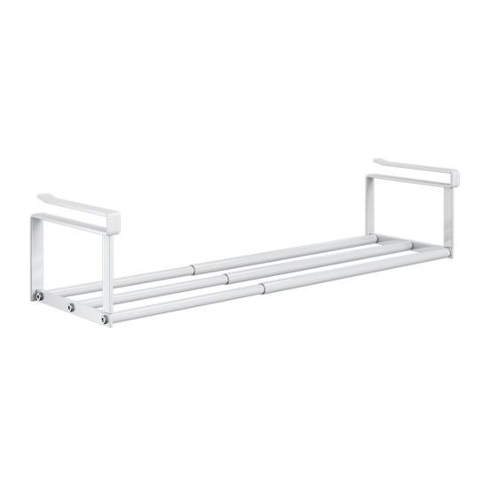 Telescopic Shoe Rack Adjustable Cabinet Storage Hanging Shelf Organizer Multi-Functional No-drill Vertical Shoe Organizer