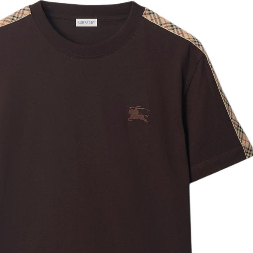 Burberry Check-trimmed Cotton T-shirt 81160511