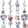 925 Silver Elephant Octopus Dinosaur Pet Dog Bear Pendant Beads Diy Fit Original Pendant Charms Bracelet Women Jewelry