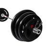 Yimai Olympic Barbell Bars and Rubber-Coated Weight Plate Sets