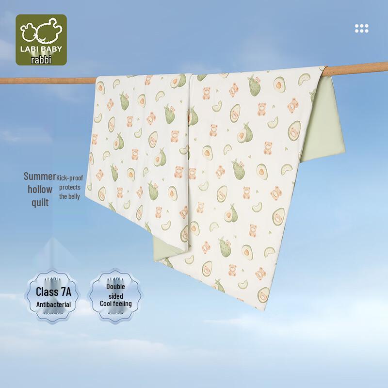 LABI Kids Cooling Perforated Anti-kick Summer Quilt