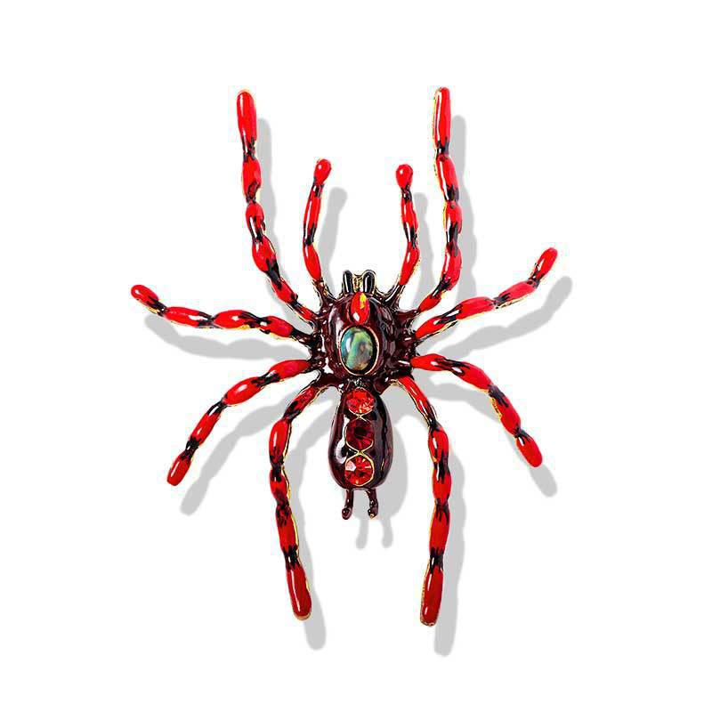 Personalized Exaggerated Big Spider Brooch Pin Men'S And Women'S Suit Accessories