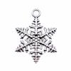 Snowmen Charms Snowflake Pendants For Winter Christmas Themed Jewelry