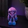 Artikulationsfigur 3D-gedruckte Schädel-Astronauten-Figur Skelett-Raumfahrer-Figur Coole Raumdekoration Halloween Bewegliche Gelenke Ornament für