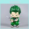 Adorable Q Version Zoro Figurine Collectible Detailed Pvc Model Perfect For Desktop Display