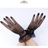 Lolita Summer Uv-Proof Driving Gloves Jk Mesh Fishnet Gloves Lace Full Finger Girls Lace  Gloves Hand Cosplay Gloves