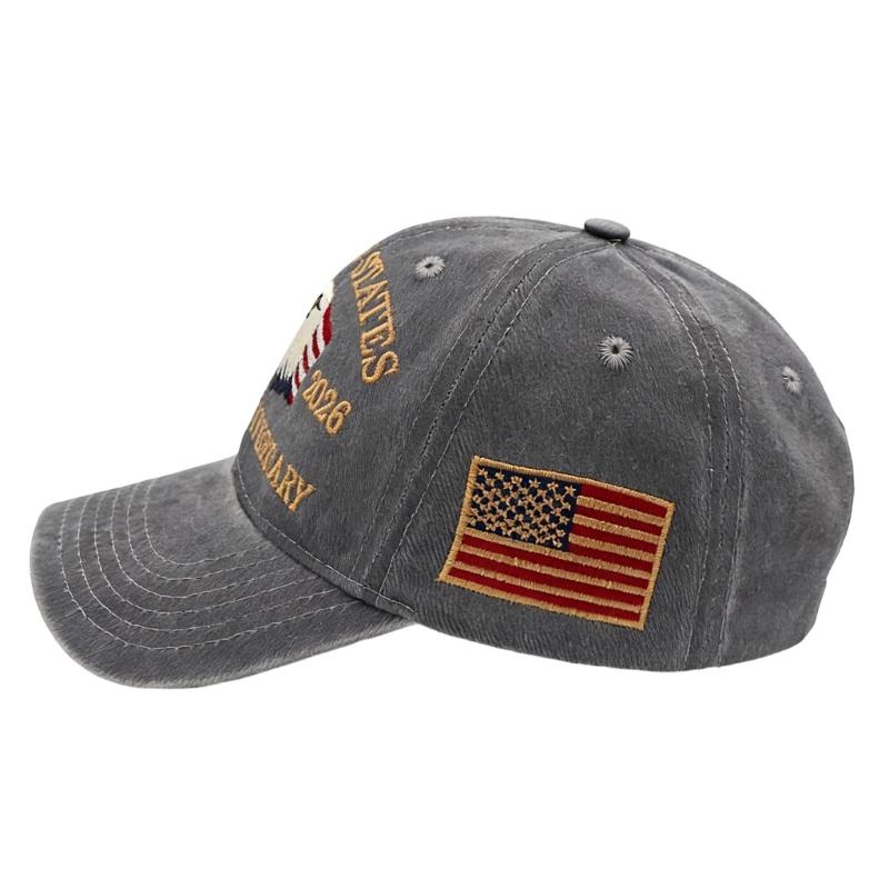 Breathable Baseball Cap For Outdoor Activities 250th Anniversary Of American Independence Lightweight Design