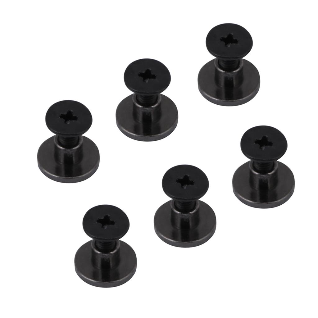 20sets Brass Flat Head Belt Strap Rivets   Screw for Luggage Leather Craft (5mm)