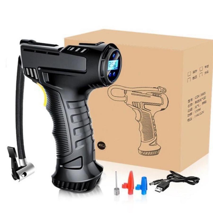 2023 Newly Upgraded 120W Rechargeable Car Handheld Intelligent Digital Display Home Car Electric Portable Tire Pump Car Air Pump.