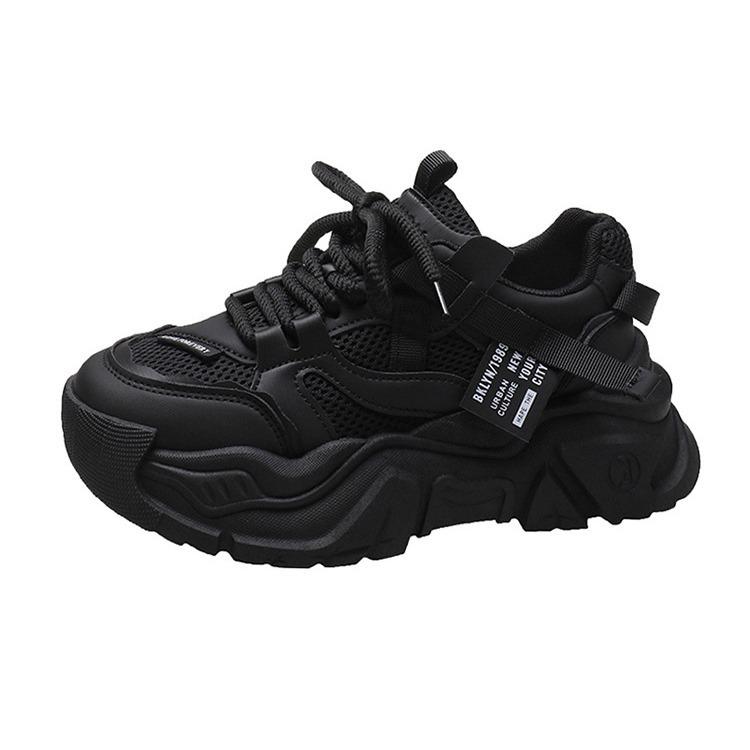 Internet celebrity dad shoes women 2025 new spring platform shoes 5cm height increase small women's shoes light sports shoes