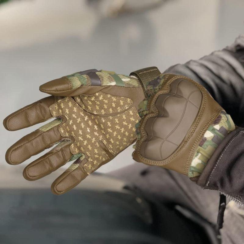 Rubber Guard Tactical Gloves for Men Touchscreen Airsoft Motorcycle Hunting Outdoor