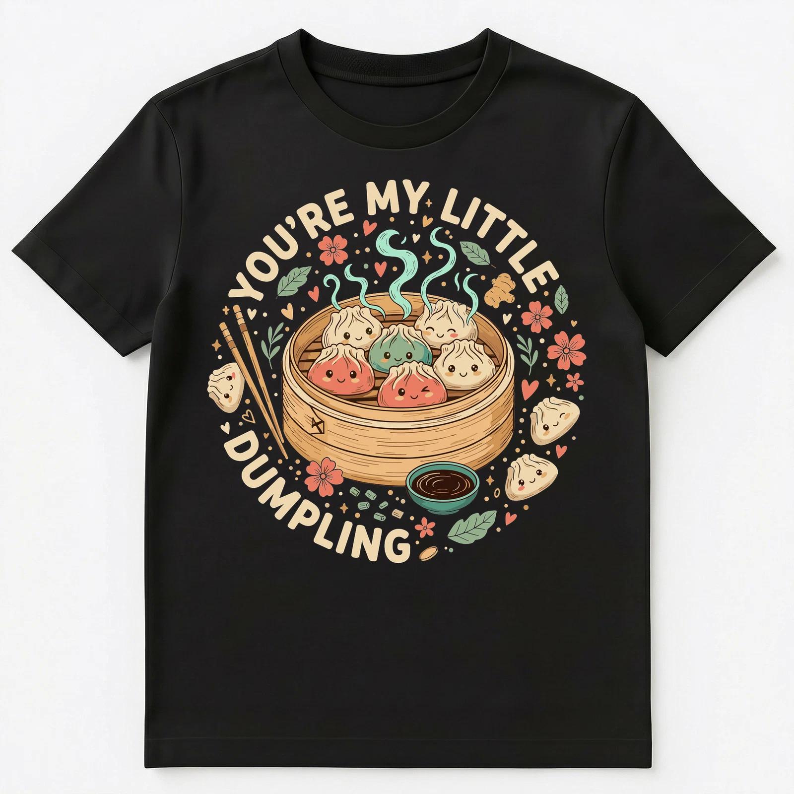 Adorable Kawaii Dumpling Inspirational Art Unisex T-Shirt 3XL