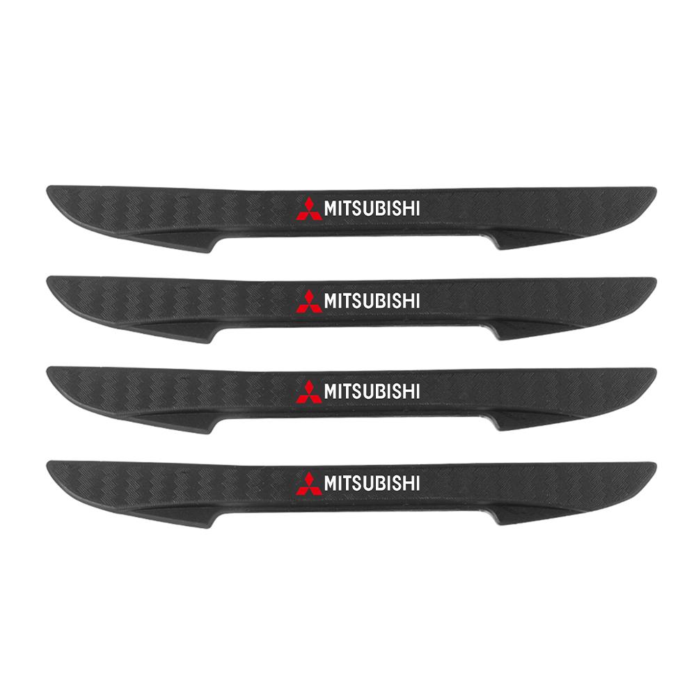 4 Τεμάχια Στυλ Αυτοκινήτου Λωρίδα Προφυλακτήρα Anti-collision για την Άκρη της Πορτας Αυτοκόλλητο Για Mitsubishi Ralliart Lancer L200 Pajero Eclipse ASX Cross