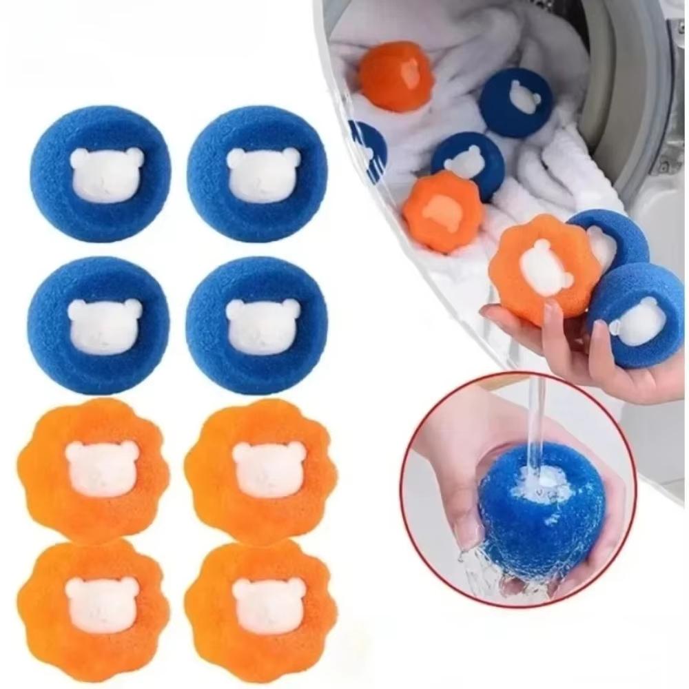 Pet Adhesive Ball Washing Sponge Cleaning Balls Pet Hair Collector for Washing Machine Reusable Laundry