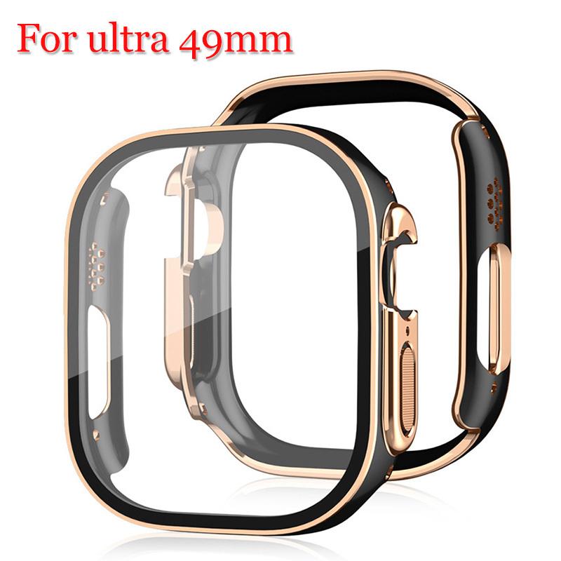 

Захисний чохол для екрану Apple Watch Series 8 Ultra 49mm Frame Bumper Iwatch 8ultra Glass+накладка для аксесуарів Apple Watch Ultra 49mm