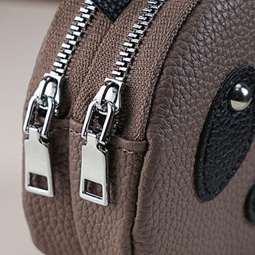 Double Layer Zipper Coin Purse Mini Small Item Bag Fashion Design Creative Panda Wallet Travel