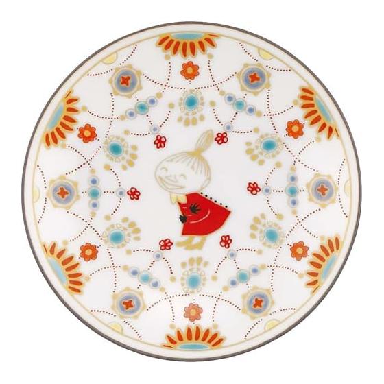 MOOMIN (Moomin) Kutani Ware Kutani Bean Plate Small Plate Approx. 10cm Diameter Little My (Golden Crest) Japanese Tableware Mother s Day Women s Gift