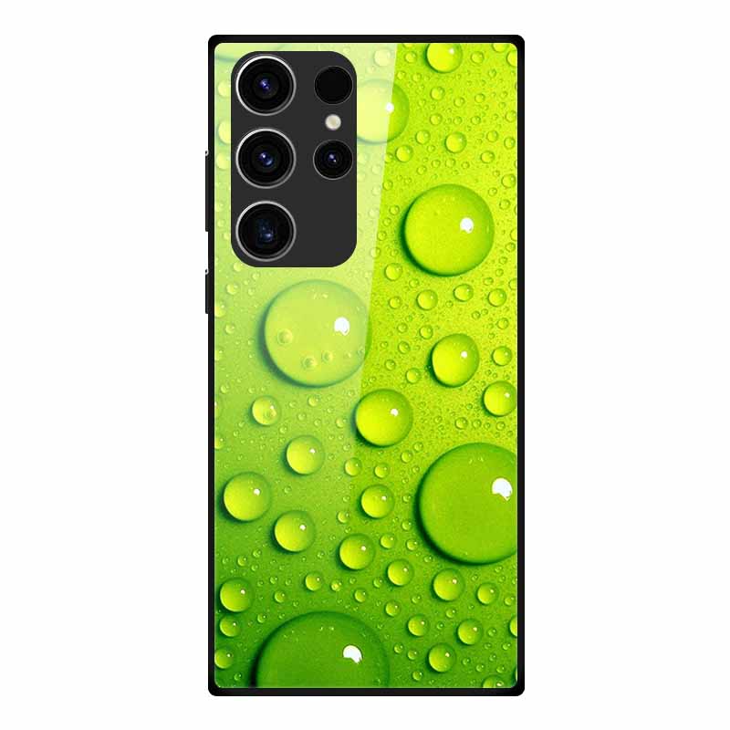 Phone Case For Samsung S23 Ultra Back Cover Case Tempered Glass Soft Funda For Samsung Galaxy S23 Plus Case S 23 + Ultra Coque