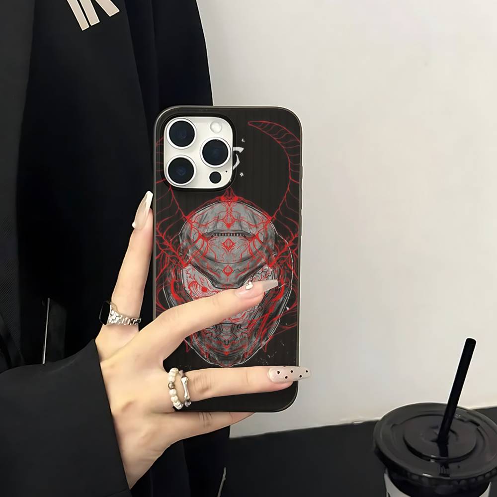 Klasyczna gra D-DOOM-E-EternalS Na iPhone'a 15 16 17 14 13 12 11 Pro Max 16E 16 Plus 17 Air Falista Odporna na wstrząsy Osłona na telefon