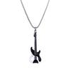 Korean Hip Hop Guitar Necklace: Men's Drip Oil Pendant with Rock Style Musical Charm