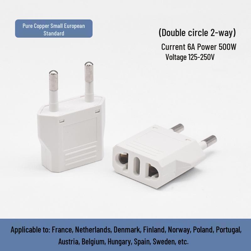 Universal Pure Copper Adapter Plug with Multi-Standard Compatibility