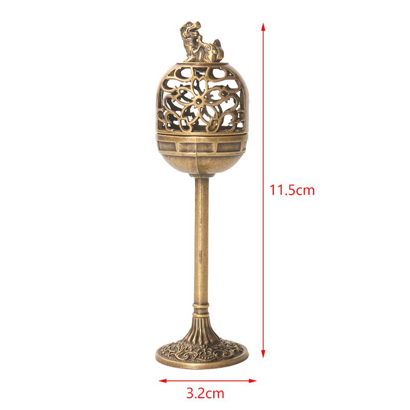 Lampe Creux Pie Bois de Santal Parfum Encensoir Fumant Porte-Encens à Refoulement Ornements Maison de Thé Salle d'Étude Décoration Intérieure