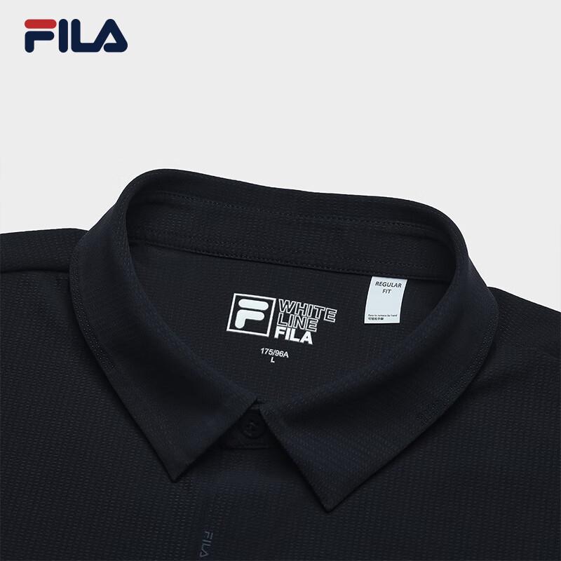 Fila Men's Cooling Knit Short Sleeve Polo Shirt