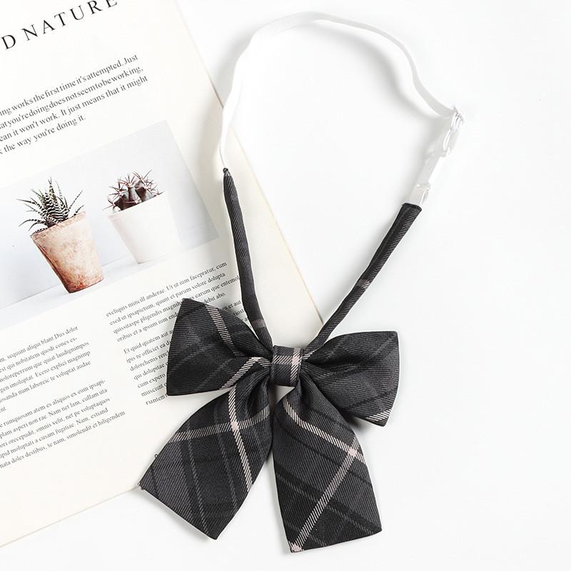 Childrens Lattice Pattern Necktie With Striped Polyester For Casual School Wear