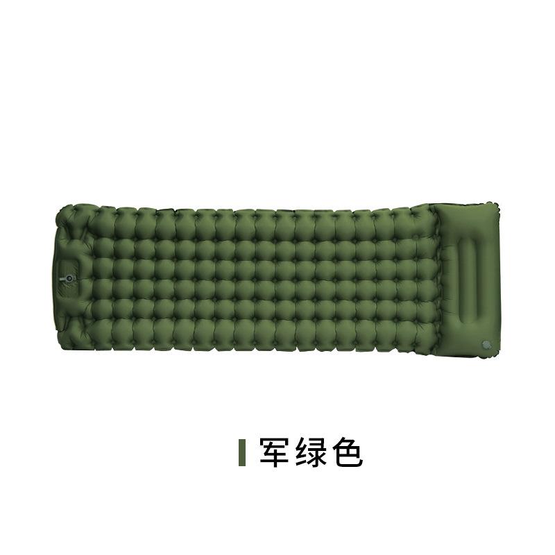 New Outdoor Pillows Hiking Trekking Insulated Mat Folding Bed Ultralight Air Cushion Sleeping Pad Camping Inflatable Mattress