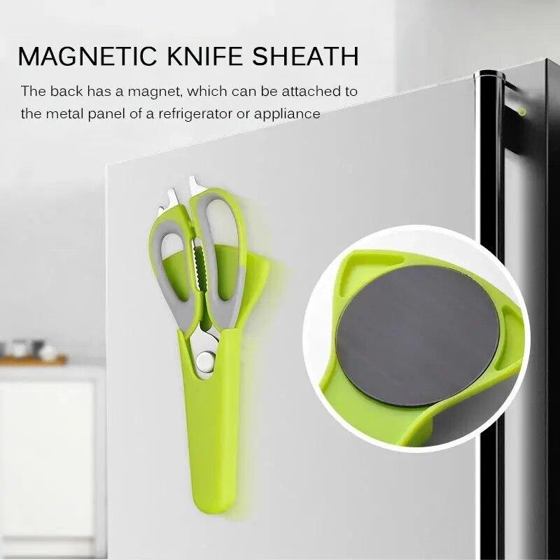 Kitchen Shears Heavy Duty Kitchen Scissors With Cover For Meat Vegetables BBQ Kitchen Accessories Cooking Tools
