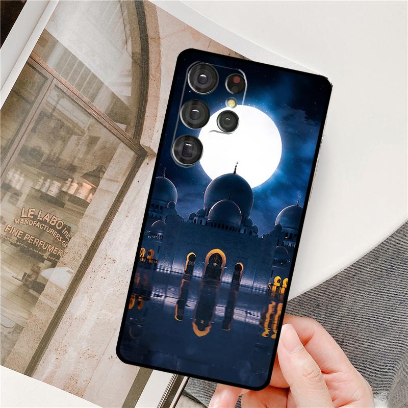 Arabic Muslim mosque building Phone Case For Samsung Galaxy S24 Ultra S9 S10 S20 S22 S21 Plus S23 FE S25 Ultra Full Cover