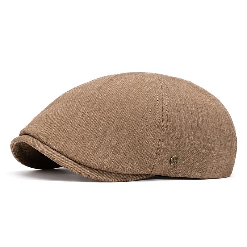 Cap Men's Spring Summer British Beret Sunscreen Sun Hat Forward Hat Newsboy Hat