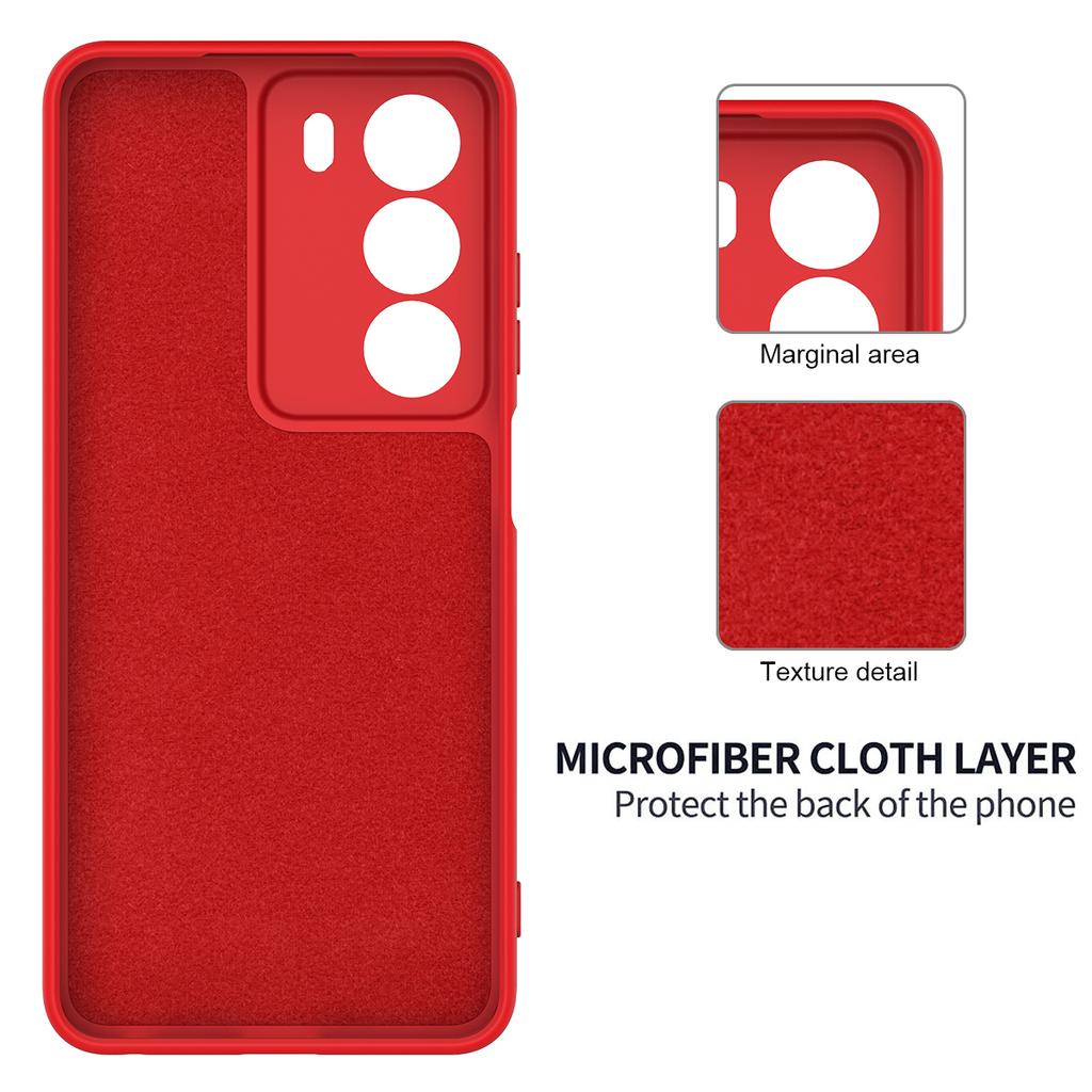 For Realme C75 5G/C73 5G Liquid Silicone Case Phone Back Cover with Hand Strap