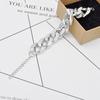 Accessories Punk Mixed Color Thick Chain Women'S Simple Hip Hop Single Layer Bracelet Short Versatile Bn752