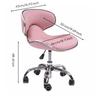 Adjustable Beauty Seat Ergonomic Salon Stool PU Leather Hairdresser Chair with