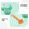 Portable Bird Cage Spacious Pet Habitat Waterer Food Box Travel Carrier Parrot Lovebird Finch Canary Bird Travel Cage